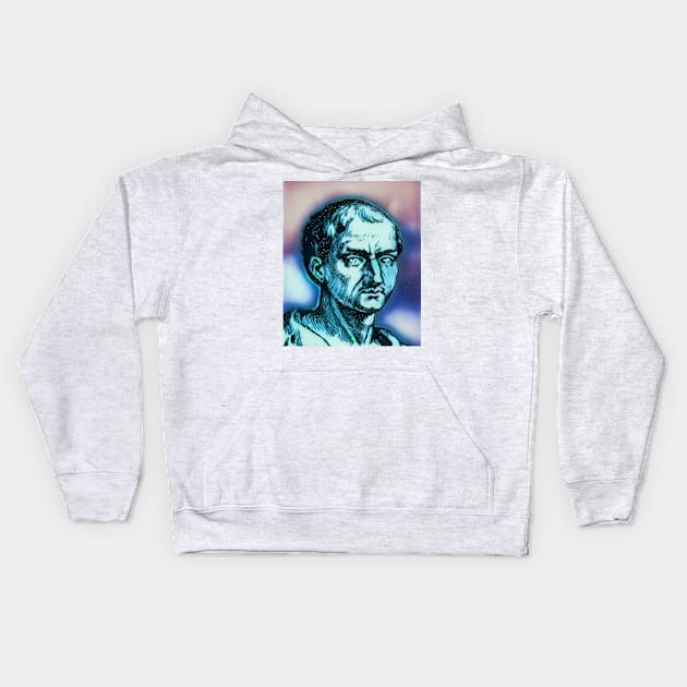 Anicius Manlius Severinus Boethius Portrait | Boethius Artwork 5 Kids Hoodie by JustLit